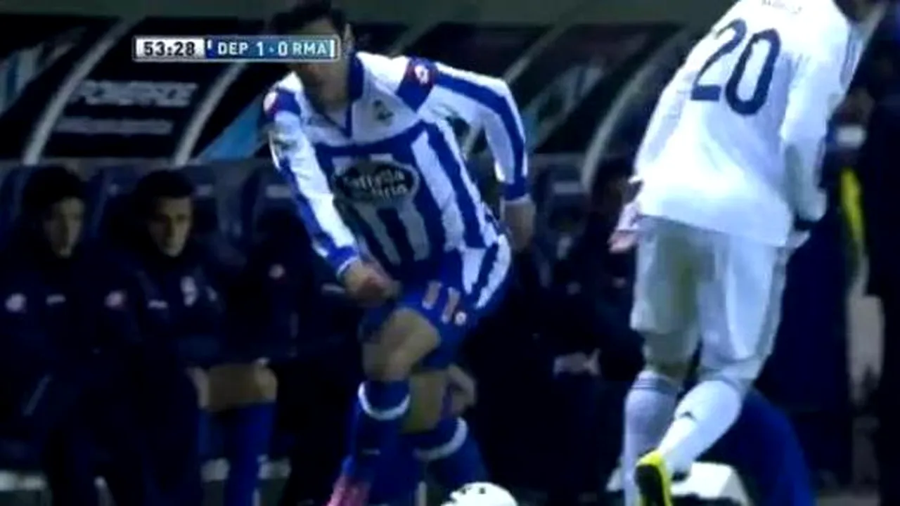 Mourinho nu a mai suportat și l-a chemat pe Ronaldo!** Higuain, umilit de eroul din Deportivo - Real! VIDEO Faza care a ridicat fanii în picioare și pulsul lui Mou