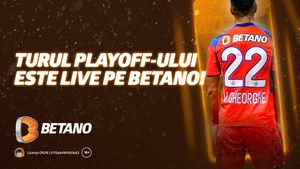 Meciurile turului din playoff-ul Ligii 1 sunt deja LIVE pe Betano! Cum arată cursa de urmărire a CFR-ului