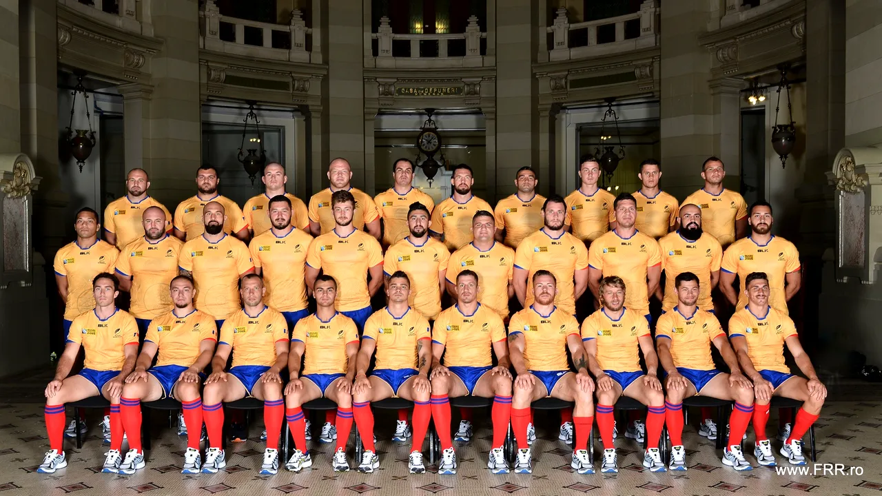 O fotografie pentru istorie! Echipa României care va participa la Cupa Mondială din Anglia, competiție care va debuta pe 18 septembrie
