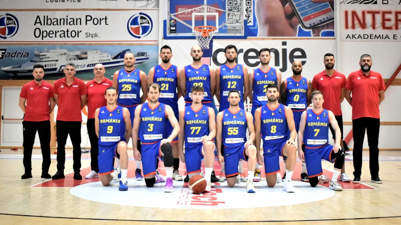 România, victorie cu Albania la baschet masculin! Ce rezultat trebuie să obținem în Slovacia pentru a trece de precalificările EuroBasket 2025