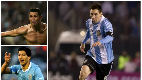 Suarez, Ronaldo și Messi, în același 