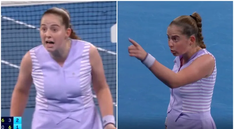 Jelena Ostapenko, gesturi de maidan la Australian Open! Letona i-a dat afară din tribune pe membrii staff-ului, chiar în timpul meciului. VIDEO