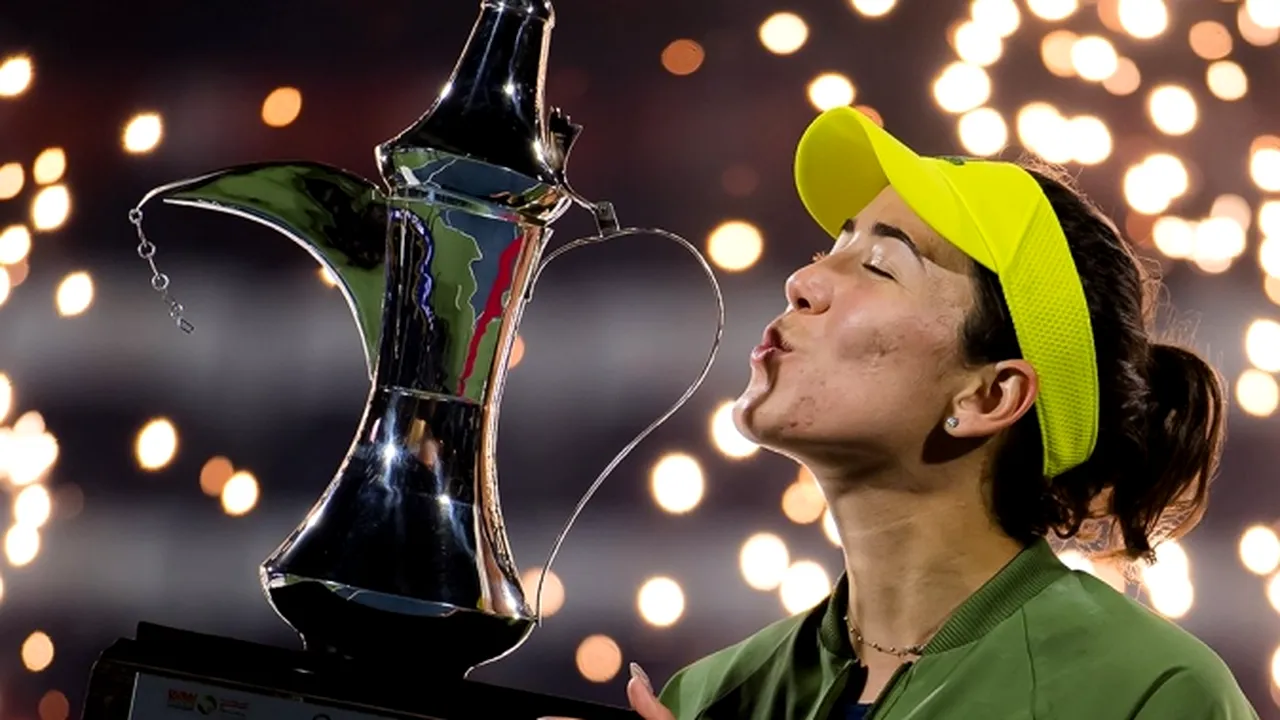 Turneul de la Dubai are o nouă campioană! Garbine Muguruza i-a luat trofeul Simonei Halep