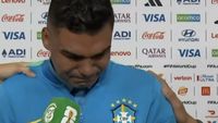 Casemiro s-a prăbuşit emoțional la interviul după Brazilia – Norvegia 1-2