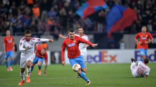 Budescu îi ceartă pe spectatorii de la FCSB - Hapoel Beer Sheva. 