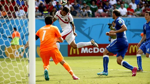 „Poporul din Costa Rica merita această calificare”. Bryan Ruiz, jucătorul meciului cu Italia