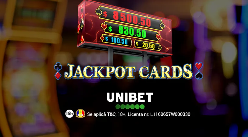 ADVERTORIAL | Jackpot EGT de peste 1 milion RON disponibil în Cazinoul Unibet