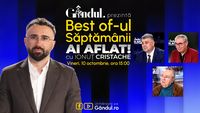 Gândul prezintă Best Of Ai aflat! Cu Ionuț Cristache – vineri, 10 octombrie, de la ora 15.00