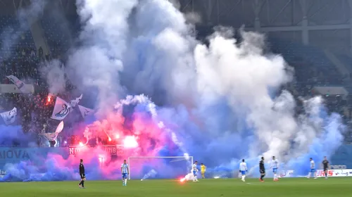 Fanii, criticați aspru după ce au folosit torțe și artificii și au întrerupt meciul dintre Universitatea și FC U Craiova: „Sunt contra total, cred că sunt suficiente steagurile și vuvuzelele! S-a schimbat fotbalul” | VIDEO EXCLUSIV ProSport Live
