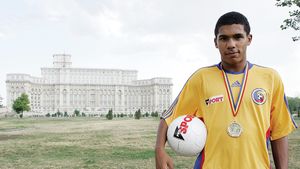 Un atacant de culoare joacă la naționala U15 a României!