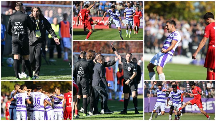 Știința Poli Timișoara a urcat pe primul loc în Liga 2, dar Dan Alexa a fost un car de nervi. Ce a spus despre eliminarea din partida cu FC Bacău