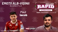 Rapid e pe locul 1 în liga 1 înainte de meciurile cu Otelul și FCSB, iar Paul Iacob vine astăzi la „EXCLUSIV RAPID”, în direct pe YouTube – ProSport, de la 18:00