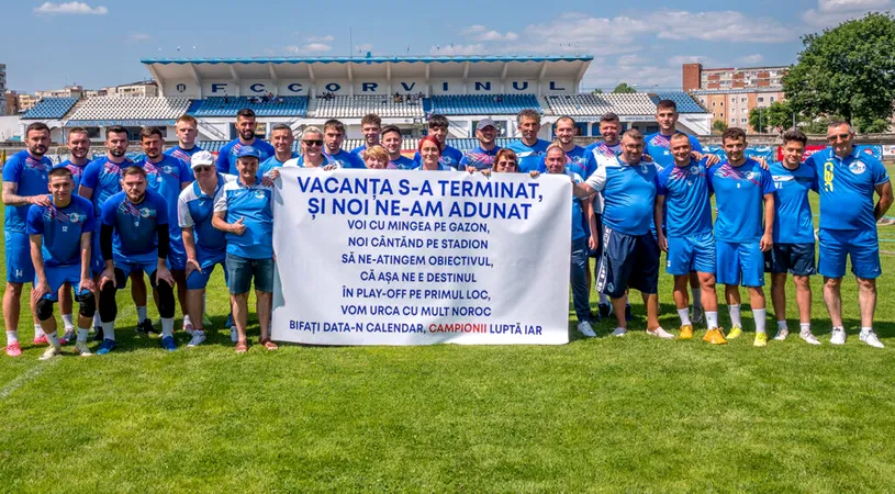 Corvinul a avut două noutăți în lot la startul pregătirii noului sezon de Liga 2. Nu mai puțin de opt plecări din echipa lui Florin Maxim: ”Vrem să calculăm bine orice pas, în orice direcţie şi din orice punct de vedere”