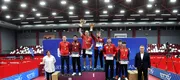 Bernadette Szocs a cucerit medalia de aur la toate cele trei categorii de la Campionatele Naționale de tenis de masă! A sărbătorit inedit: și-a pus câinele în Cupă! FOTO