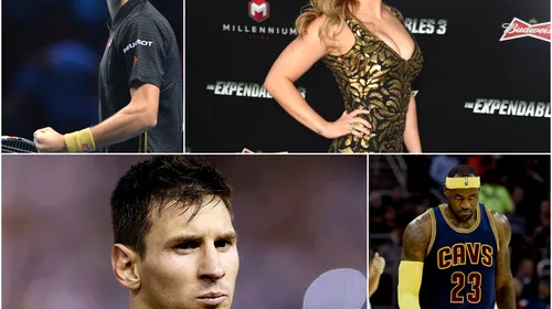 VIDEO Regi în sporturile lor. Neînvinsă în carieră, campioana UFC, Ronda Rousey e cea mai reprezentativă figură din lumea sportului. Serena Williams, Ronaldo, Bolt, Messi și Djokovic sunt și ei în top 10