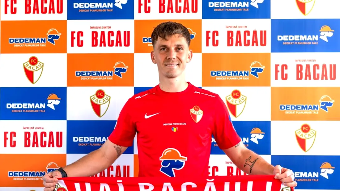 FC Bacău și-a luat mijlocaș cu experiență la nivelul Ligii 2. Anunțul nou-promovatei