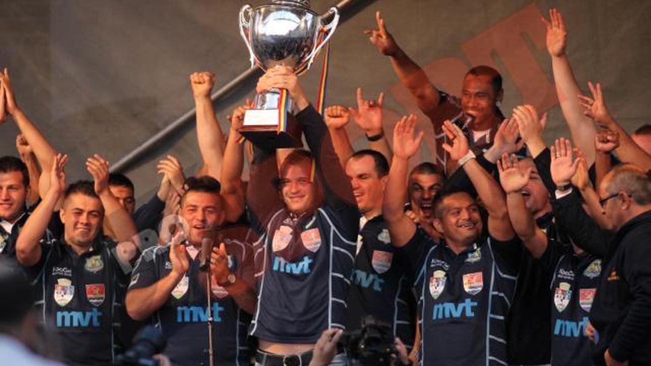 Banatu-i fruncea!** RCM Timișoara a luat titlul național la rugby, după 40 de ani, după 16-6 cu Știința Baia Mare