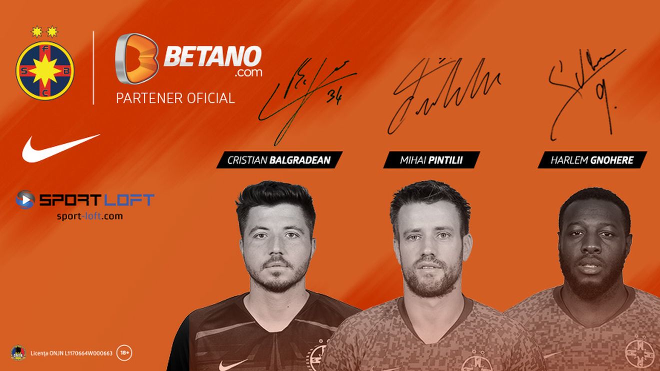 Gnohere, Pintilii și Bălgrădean te cheamă la o sesiune de autografe. Poți câștiga un tricou semnat de jucătorii FCSB!