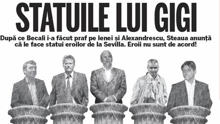 "Nu vrem statui!"