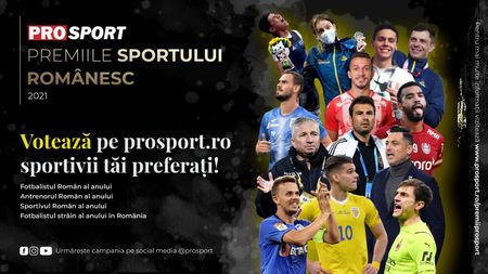 Premiile ProSport 2021 - Celebrăm valorile sportului românesc