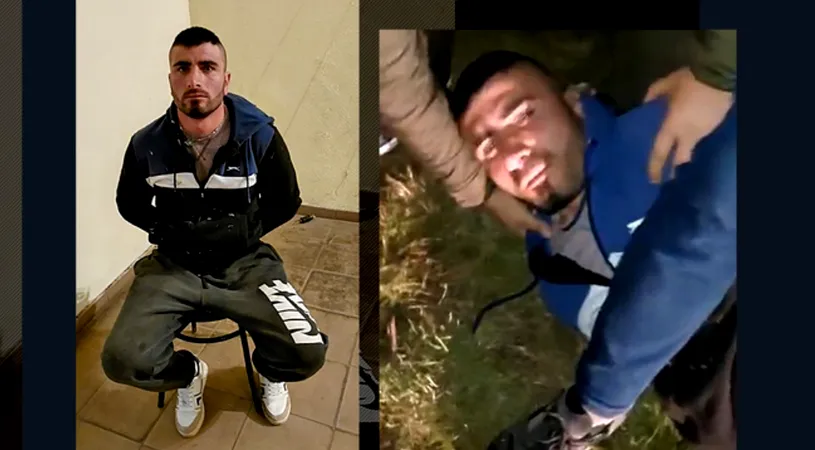 Primele imagini cu momentul prinderii fostului boxer Laurențiu Lăcătușu, principalul suspect în cazul crimei milionarului din Sibiu!