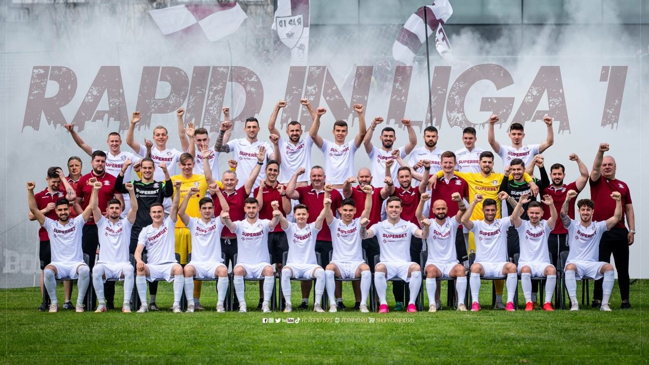 Rapid a anunțat al doilea jucător care pleacă din Giulești după promovarea în Liga 1