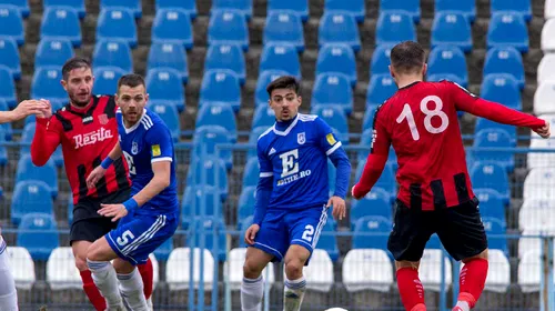 ”FC U” Craiova și-a pierdut invincibilitatea cu CSM Reșița. Trupa lui Eugen Trică a pierdut amical cu echipa lui Dorinel Munteanu