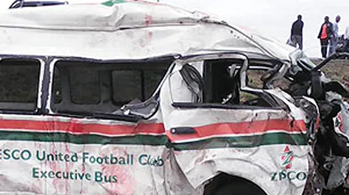 Trei jucători din naționala Zambiei, implicați într-un accident rutier soldat cu patru morți