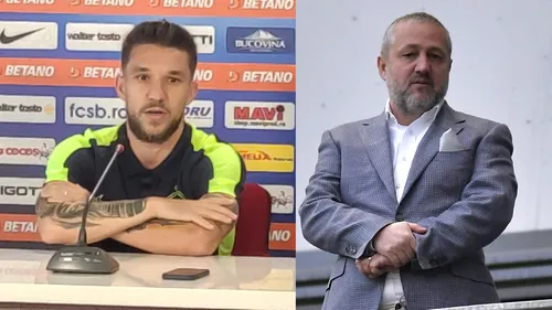 Alex Băluță îi răspunde lui Mihai Rotaru! Fotbalistul lui FCSB îl pune la punct pe patronul Universității Craiova. „Lipsă de respect! Ofertele n-au fost egale!”
