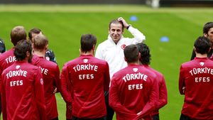 Jucătorii turci nu mai pot de râs înainte de meciul cu România!** Cum s-a transformat o bătaie într-un subiect de glume