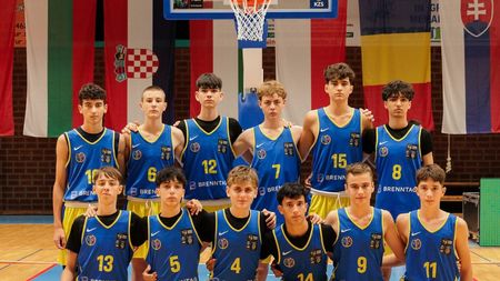 România, victorie pe linie în baschetul masculin! Am bătut Macedonia de Nord la seniori și Austria la Under 14 la turneul Slovenia Ball