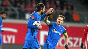 Andrea Compagno a marcat în Sepsi - FCSB și a redevenit golgheterul din Superliga! Cum arată clasamentul | VIDEO