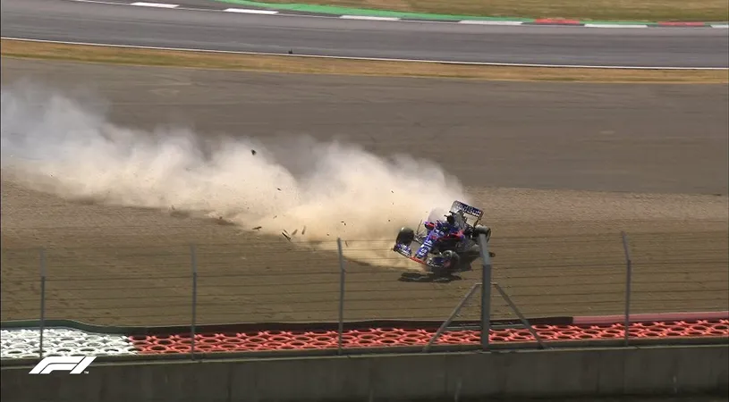 Accident grav la Silverstone! Brendon Hartley a fost la un pas de o tragedie