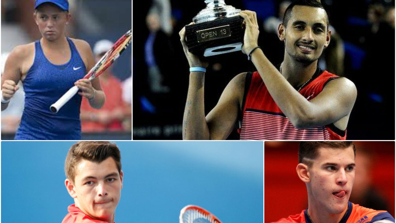 Cât 'or sta în top? Tinerii jucători de tenis au trimis semnale puternice în februarie: Thiem se anunță un zgurist periculos, Ostapenko a impresionat la Doha