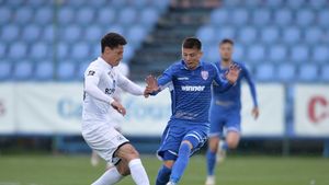 FC Voluntari - Gaz Metan 1-2. Edi Iordănescu a triumfat pe stadionul care îi poartă numele tatălui său, chiar sub privirile fostului selecționer. Medieșenii sunt de neoprit în playout. Cum arată clasamentul