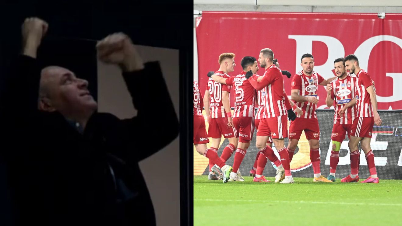 Laszlo Dioszegi, dezlănțuit la golurile marcate de Sepsi OSK cu FC U Craiova! Cum a fost surprins patronul echipei din Sfântu Gheorghe | FOTO