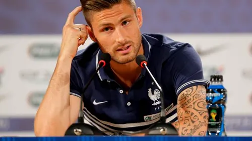 Victoria cu Georgia îi pune în temă pe francezi. Giroud: „Respectăm foarte mult reprezentativa României. Să dai cinci goluri cu Georgia nu e rău deloc”