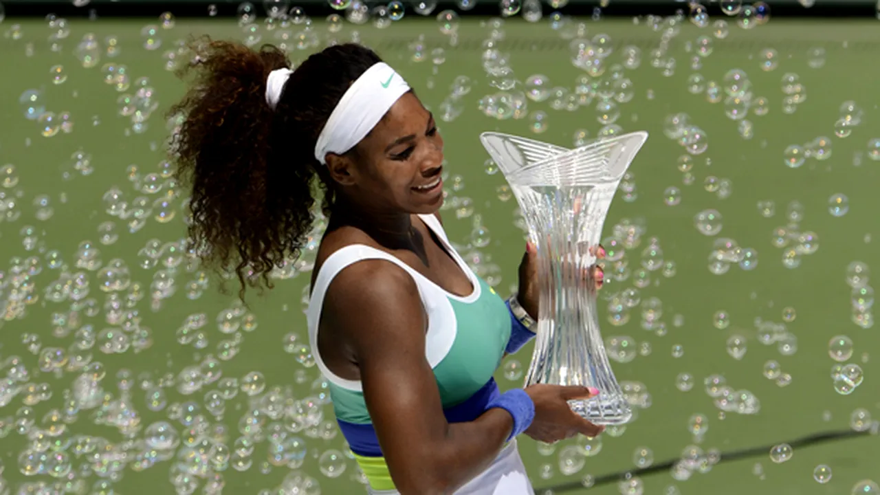 Serena Williams a câștigat pentru a șasea oară turneul de la Miami și a depășit performanța lui Steffi Graf