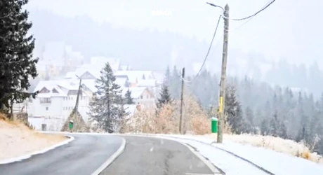 Strat gros de zăpadă în mai multe zone din ţară. ANM a emis cod galben de ninsori şi viscol 