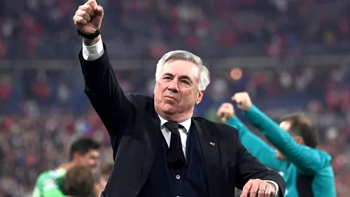 Carlo Ancelotti se retrage de la Real Madrid. Antrenorul italian a făcut anunțul