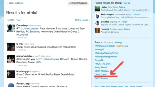 Premieră: Oțelul Galați e trending topic pe plan mondial pe Twitter!