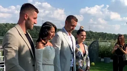 Andrei Miron s-a însurat! Cum arată soția căpitanului de la FCSB + Ce invitați a avut | VIDEO & FOTO