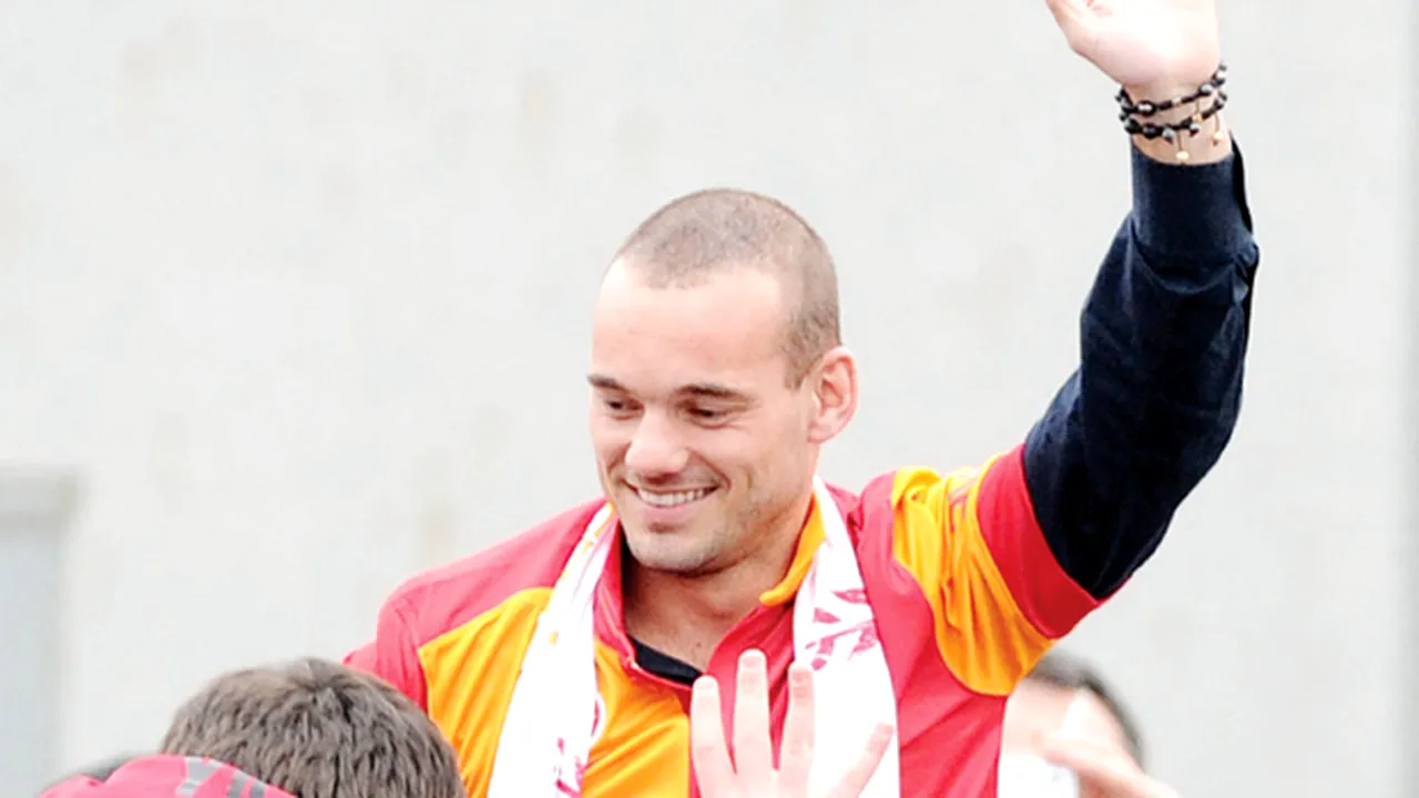 Sneijder e pașă!** Mijlocașul olandez a semnat cu Galata