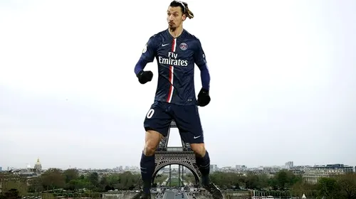 Zlatan: „Dacă înlocuiți Turnul Eiffel cu statuia mea, promit că rămân la PSG”. Răspunsul absolut GENIAL primit de Ibra