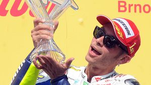 Valentino Rossi a câștigat Marele Premiu al Cehiei