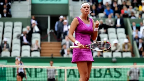 Petra Kvitova s-a calificat în semifinale la Roland Garros