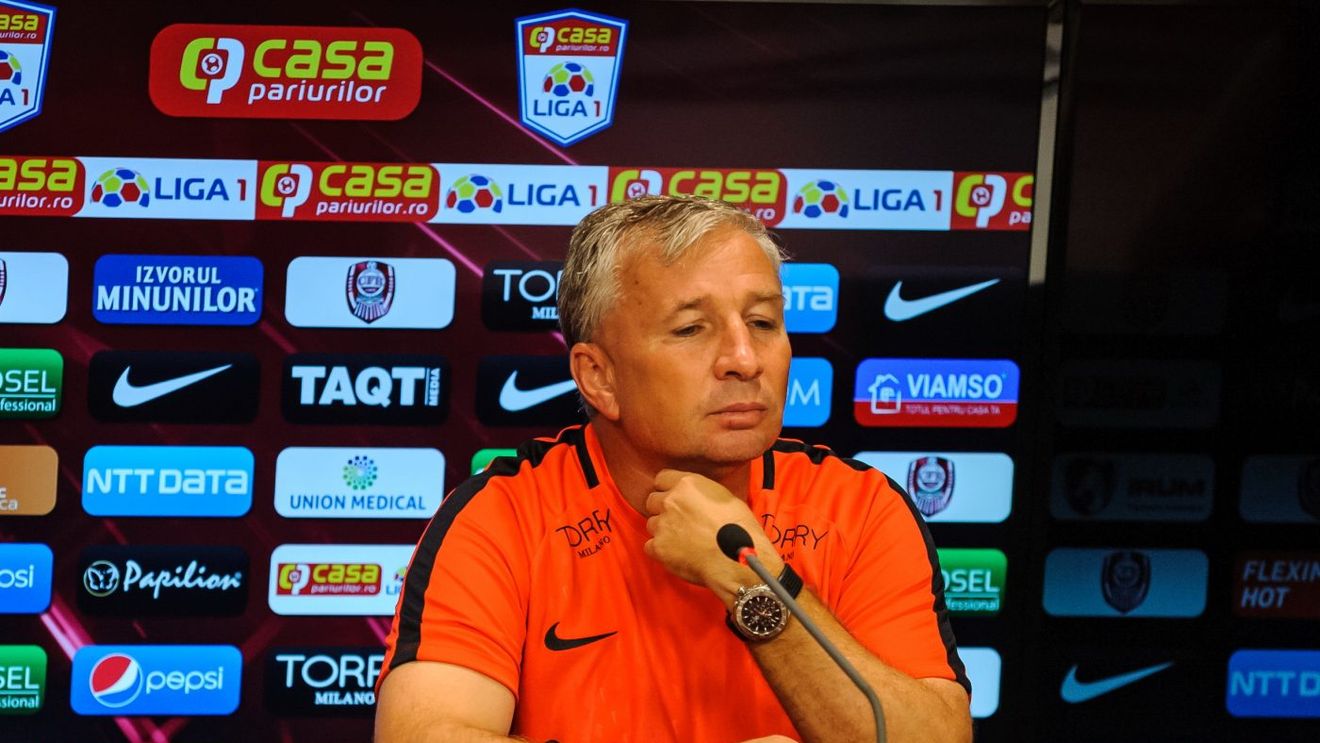 Dan Petrescu, încântat de cum a arătat CFR Cluj în înfrângerea cu Jablonec! Motivul pentru care l-a înlocuit pe veteranul Emmanuel Culio: „Altfel nu îl scoteam!”