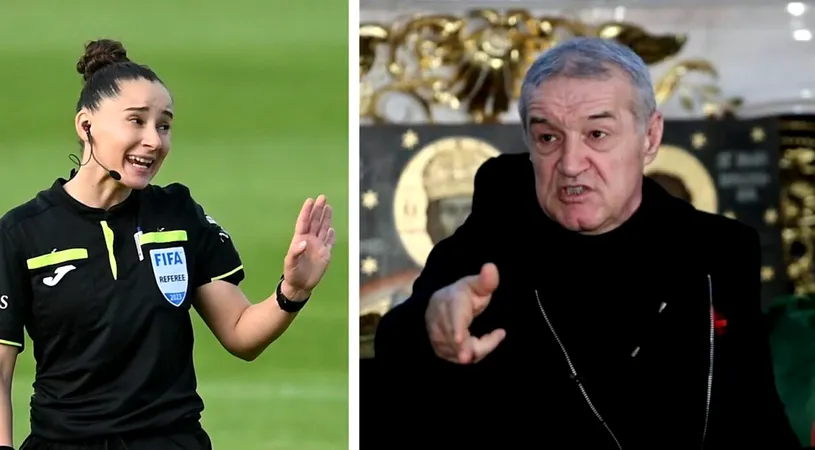 FRF îl trage la răspundere pe Gigi Becali, după ce a spus că arbitrul Iuliana Demetrescu „a fost cu sânii în vânt” la meciul FC Voluntari - CS Mioveni! Ce riscă patronul FCSB