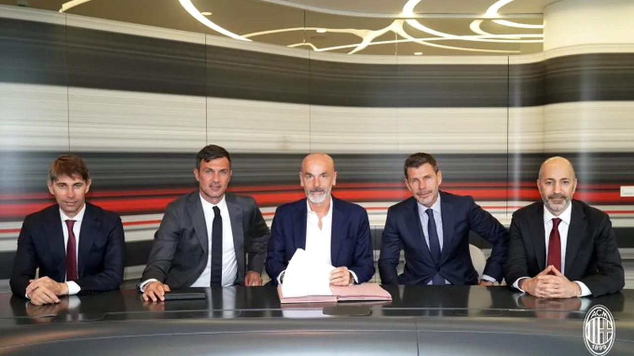 AC Milan are un nou antrenor. Stefano Pioli a fost prezentat oficial, dar fanii au luat foc