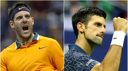 Novak Djokovic a câștigat al treilea titlu la US Open, egalându-l pe Sampras la numărul de trofee în turneele de Mare Șlem, după o evoluție ‘Djokominatoare’ în finala cu Del Potro. FOTO: „Armata celor 12” a făcut super-galerie pentru Juan Martin